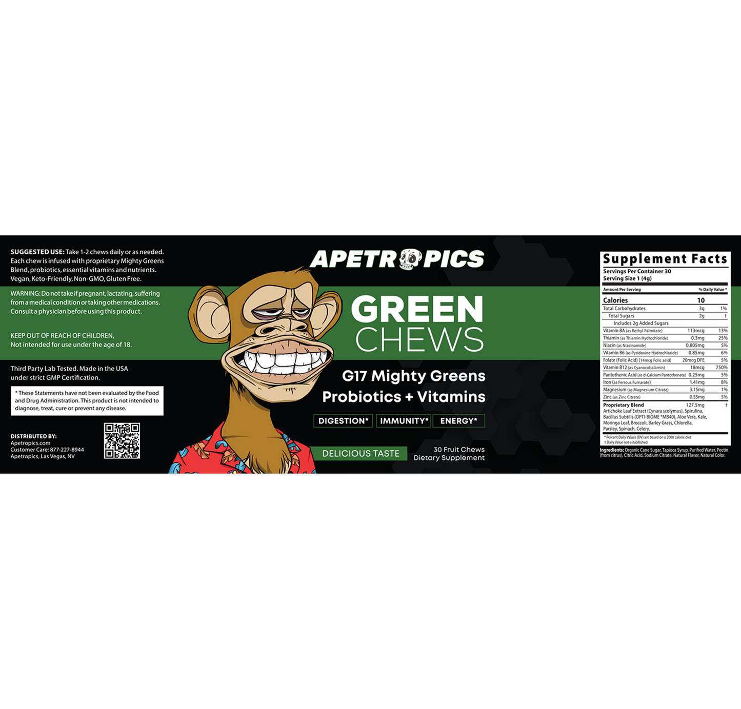 Apetropics Green Chews