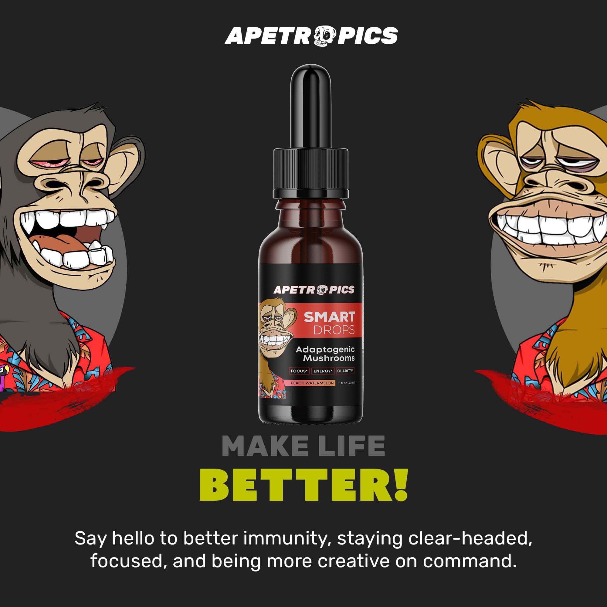 Smart Drops Buy Apetropics Smart Drops™ & Nootropics - Apetropics