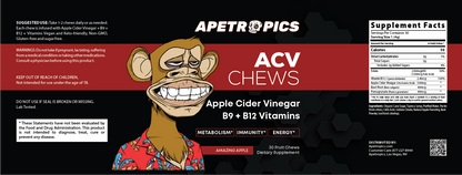 Apetropics Apple Cider Vinegar (ACV) Chews - 20% Off